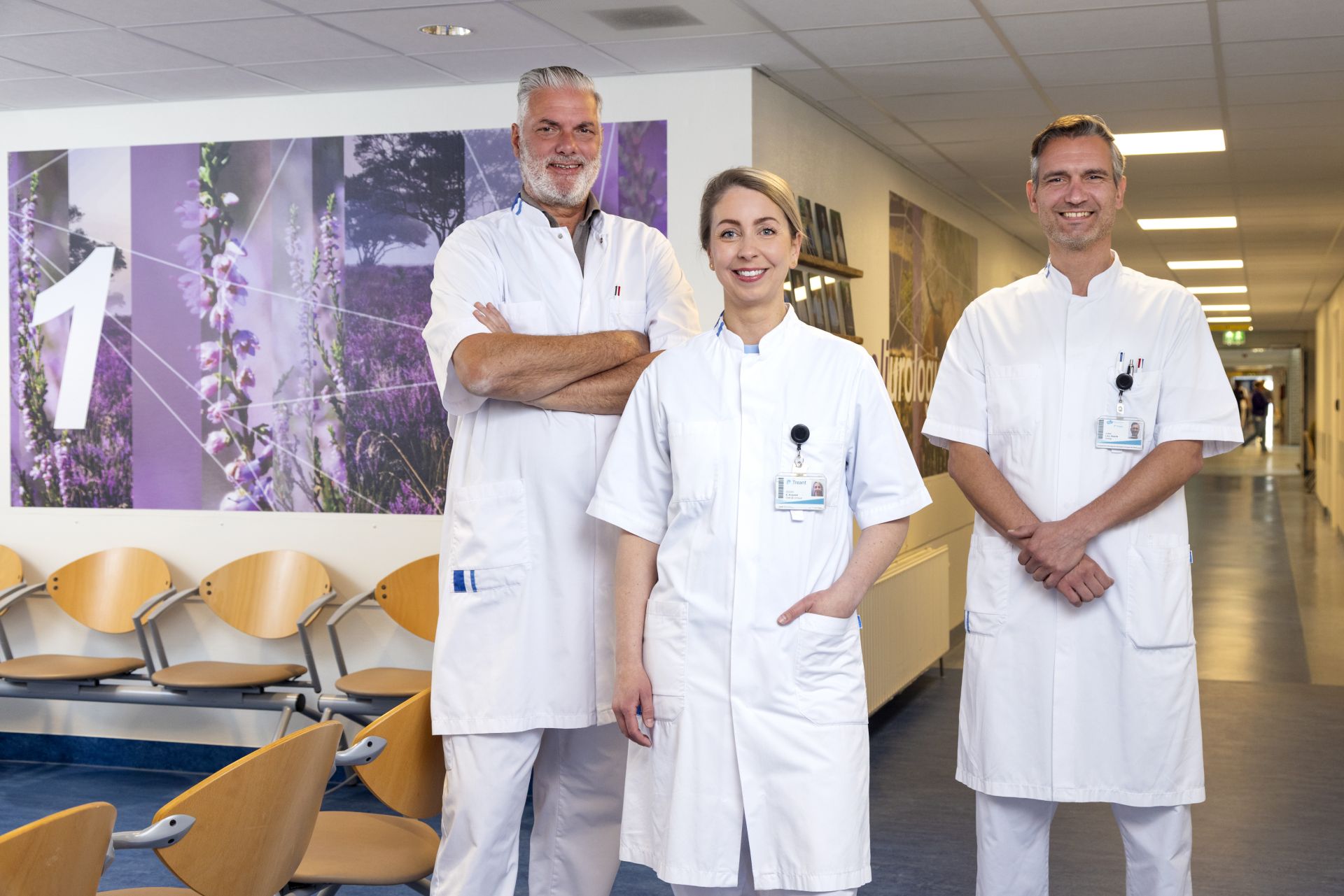 Urologen Ben Knipscheer, Esmee Krouwel en Luc Roelofs